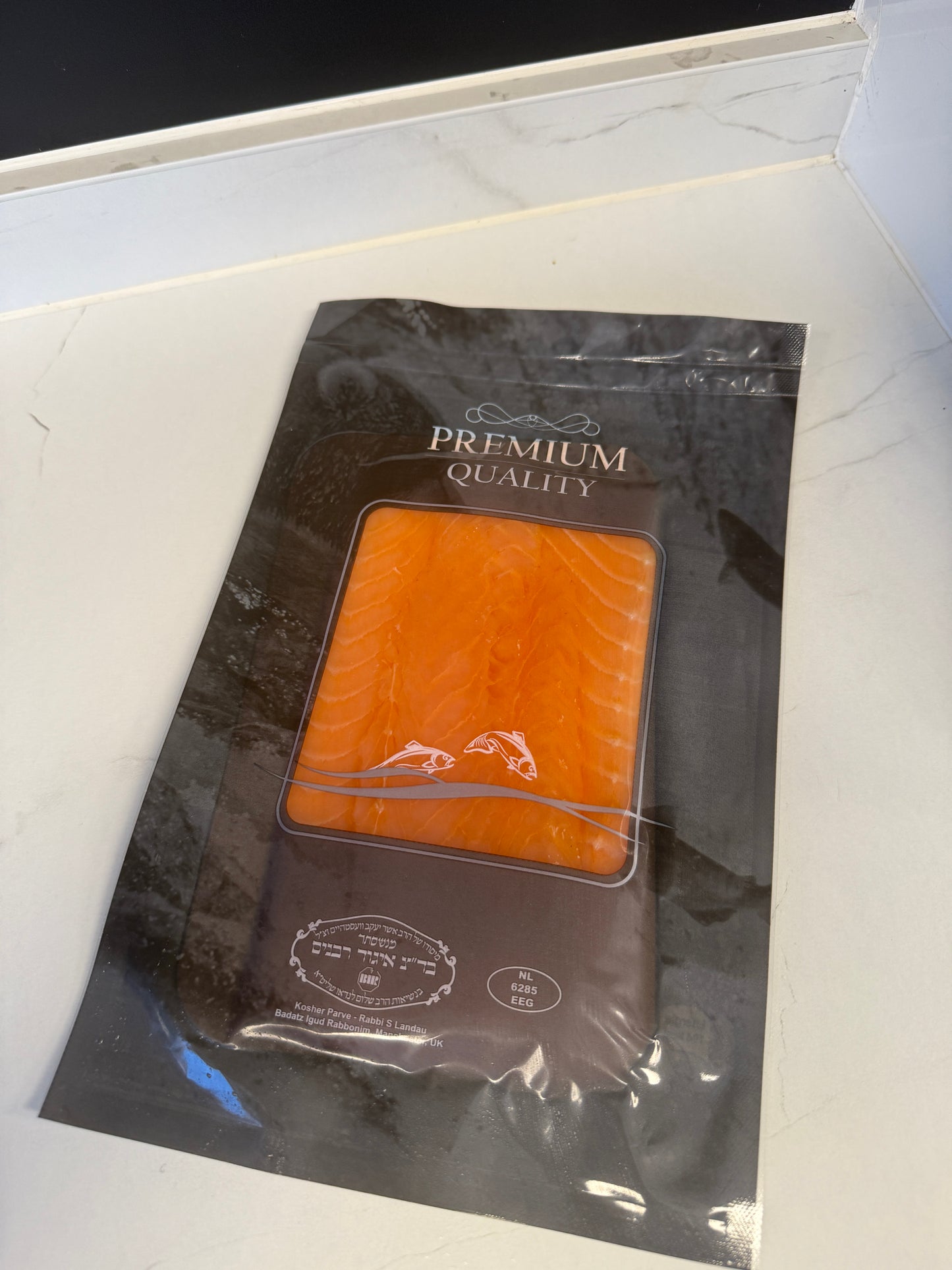 Pakje zalm gevacumeerd