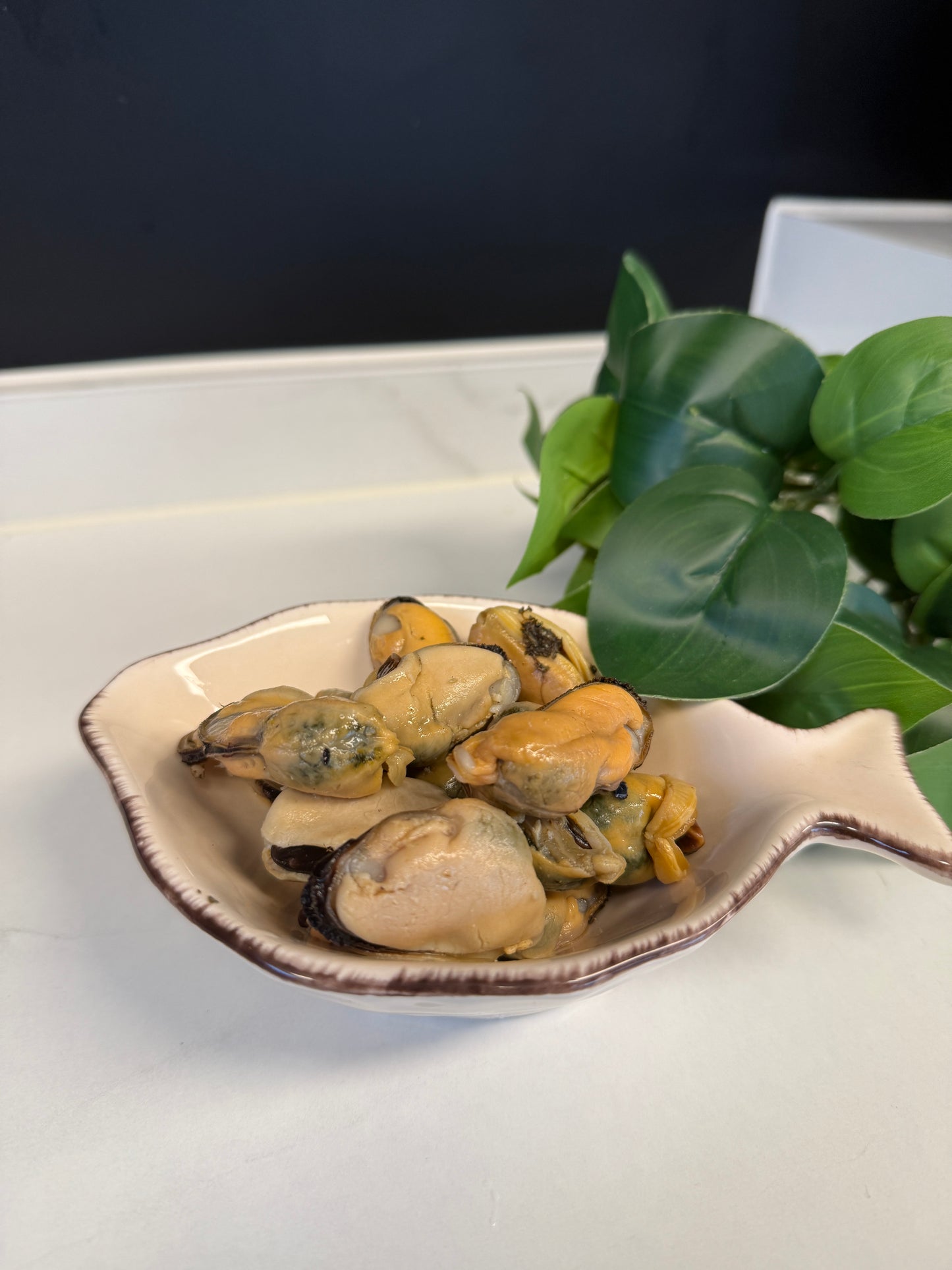 Gekookte mosselen