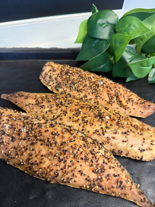 Makreelfilet peper (gerookt)